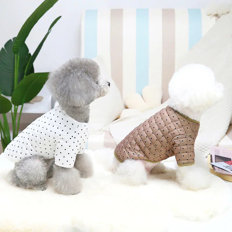 Pet Matcha Cotton Clothing for Two-legged Friends