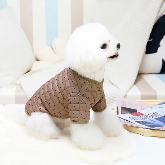Pet Matcha Cotton Clothing for Two-legged Friends